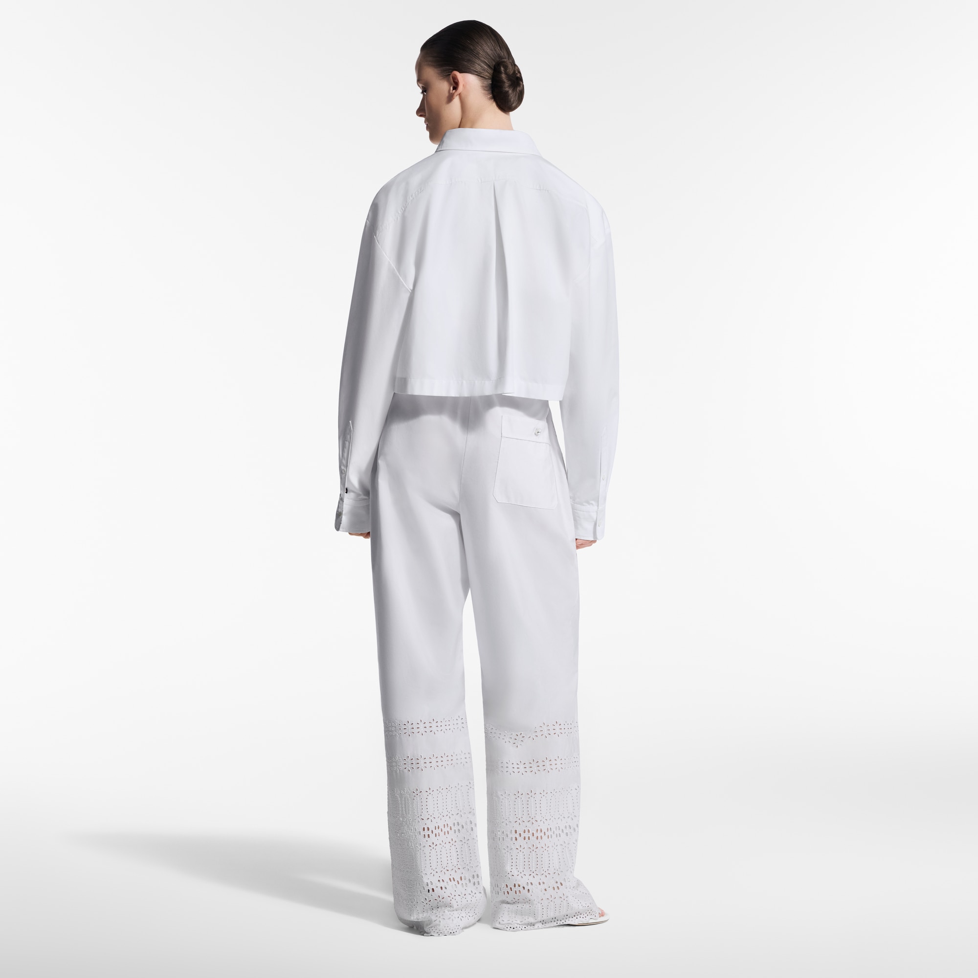  Prêt-à-Porter Pantalons Pantalon de pyjama en broderie anglaise | Louis Vuitton ® (Zoom produit)
