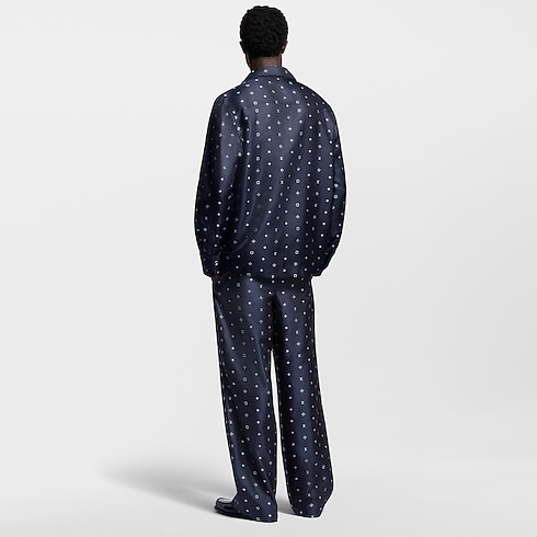 Prêt-à-Porter Pantalons Pantalon de pyjama Monogram en soie | Louis Vuitton ® (Zoom produit)