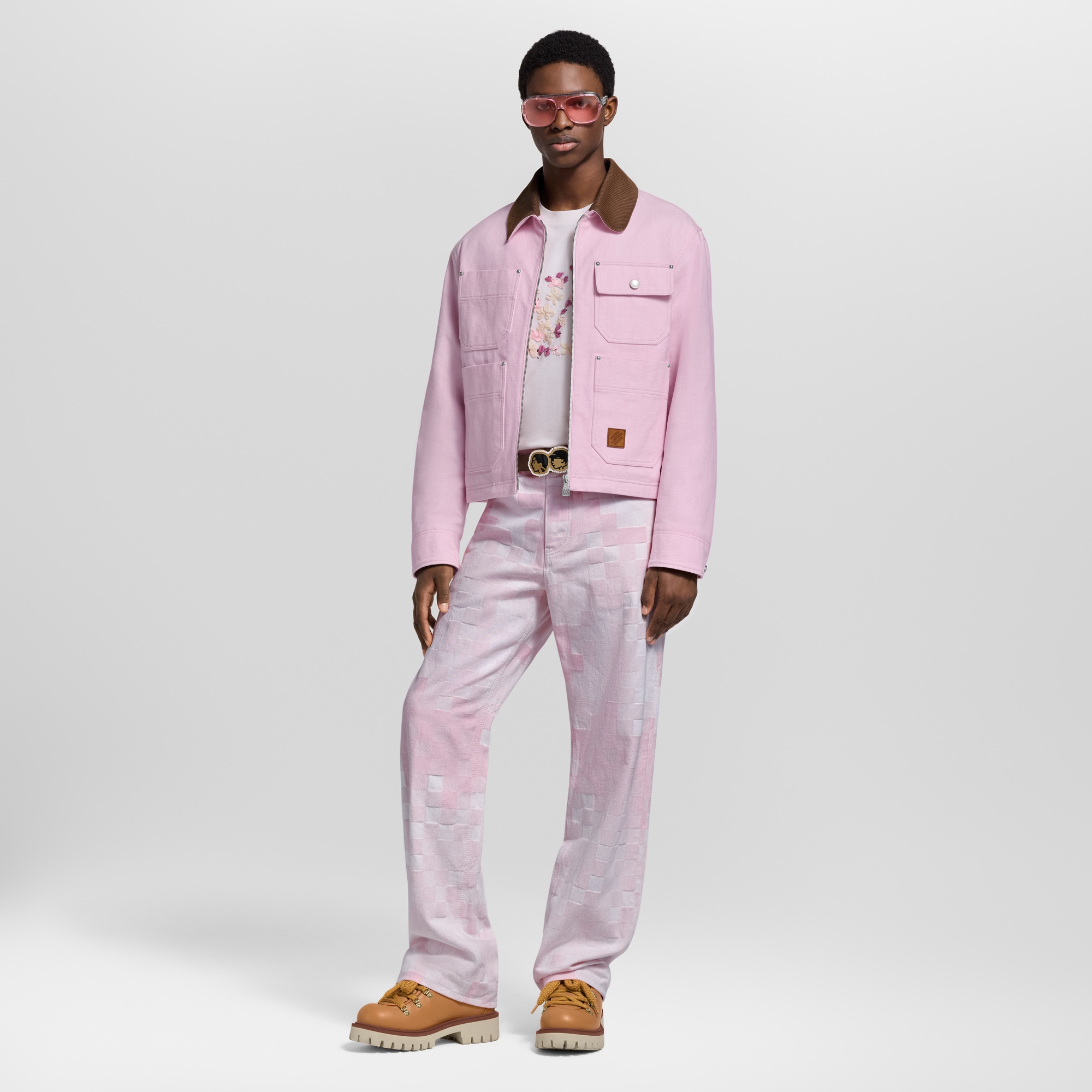  Prêt-à-Porter Denim Pantalon droit Damoflage en denim | Louis Vuitton ® (Zoom produit)