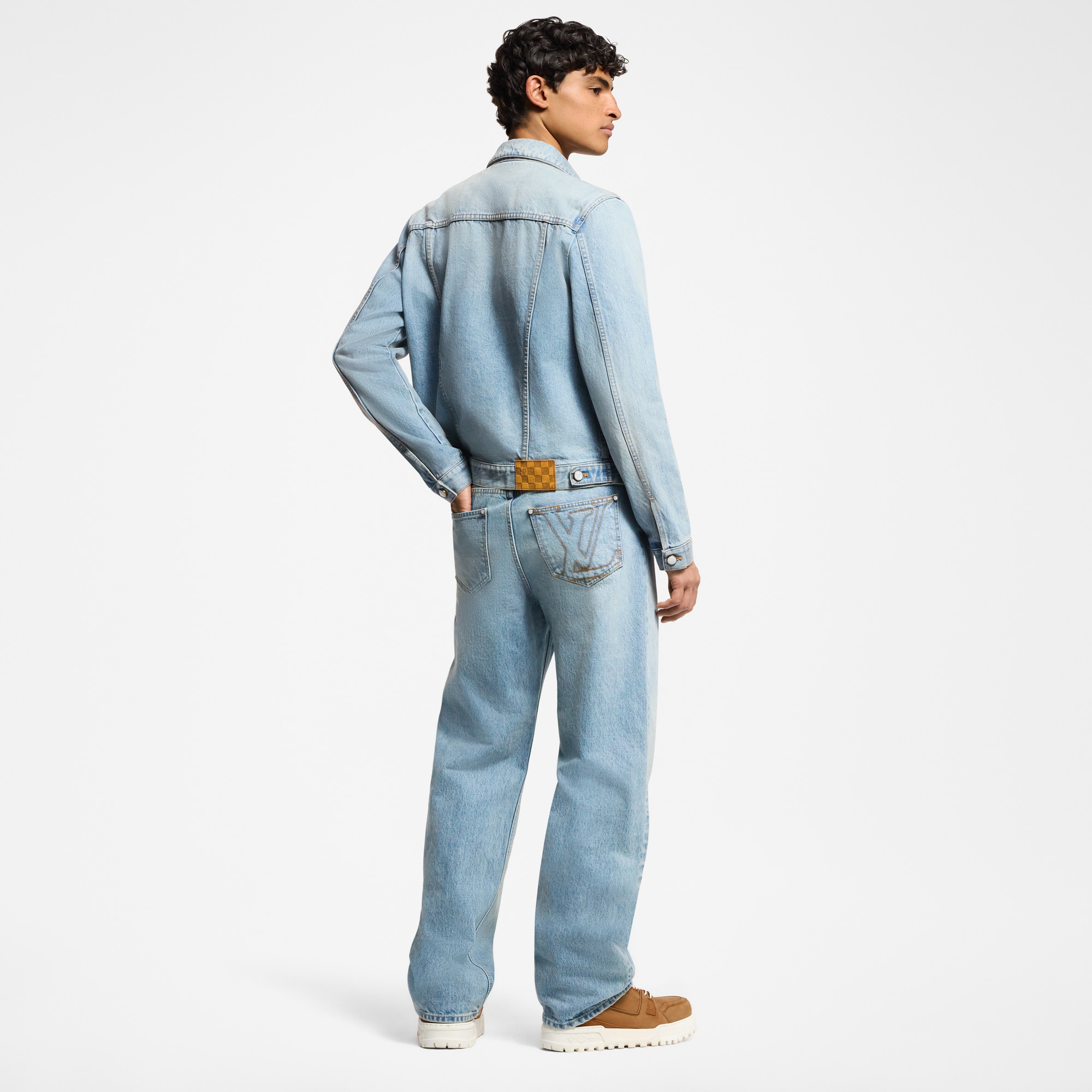  Prêt-à-Porter Denim Pantalon droit en denim | Louis Vuitton ® (Zoom produit)