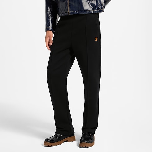 Pantalon élégant en jersey à signature LV vue recadrée