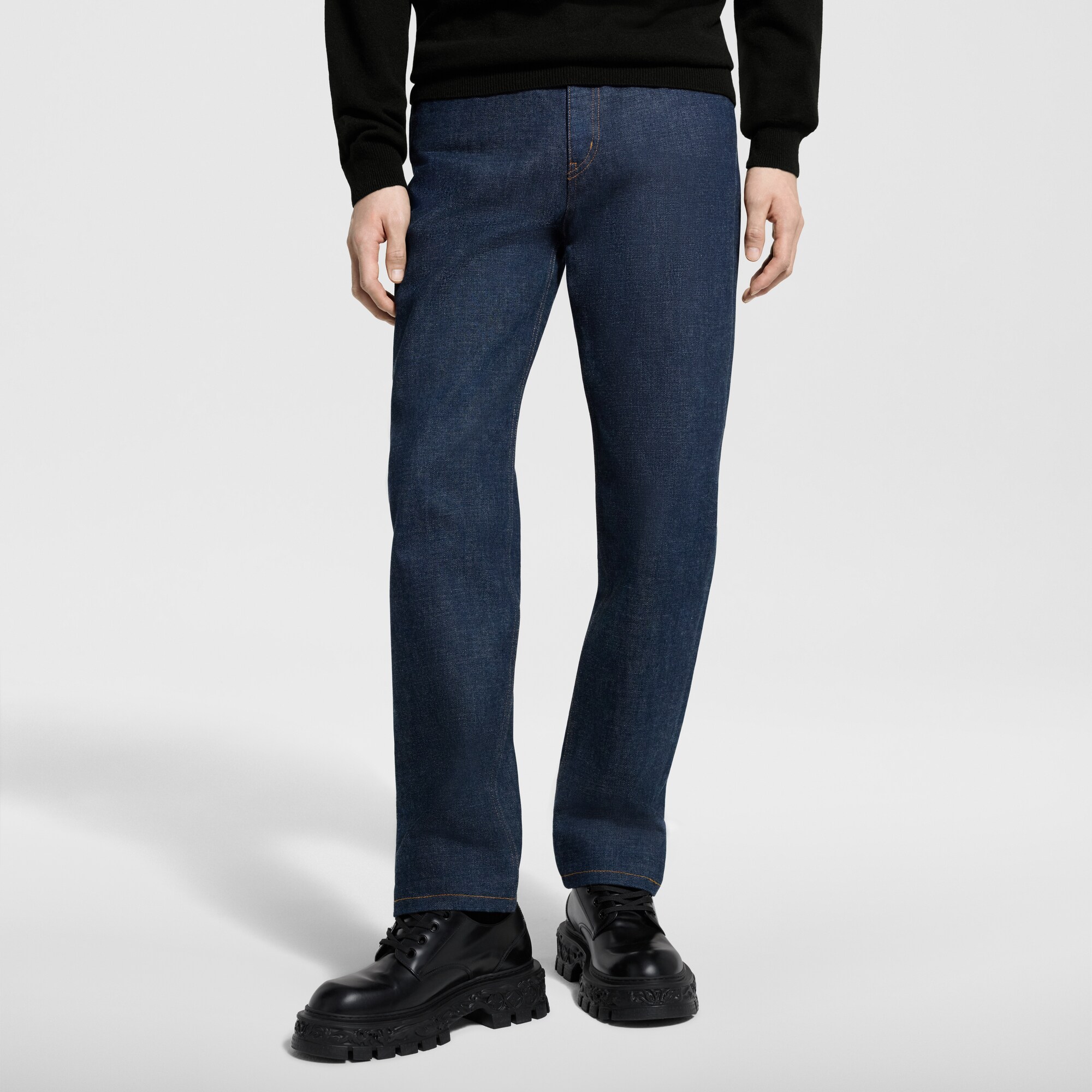  Prêt-à-Porter Denim Pantalon en denim coupe standard | Louis Vuitton ® (Zoom produit)
