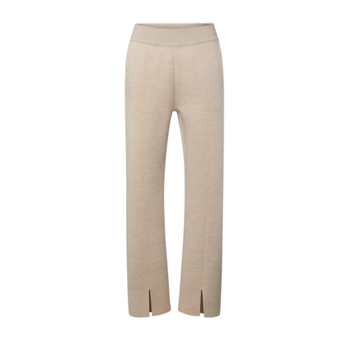 Prêt-à-Porter Maille Pantalon en maille à ourlet fendu à détails Monogram | Louis Vuitton ® (Zoom produit)
