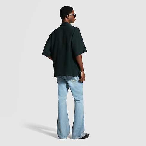Prêt-à-Porter Tout le Prêt-à-Porter Pantalon évasé en denim | Louis Vuitton ® (Zoom produit)