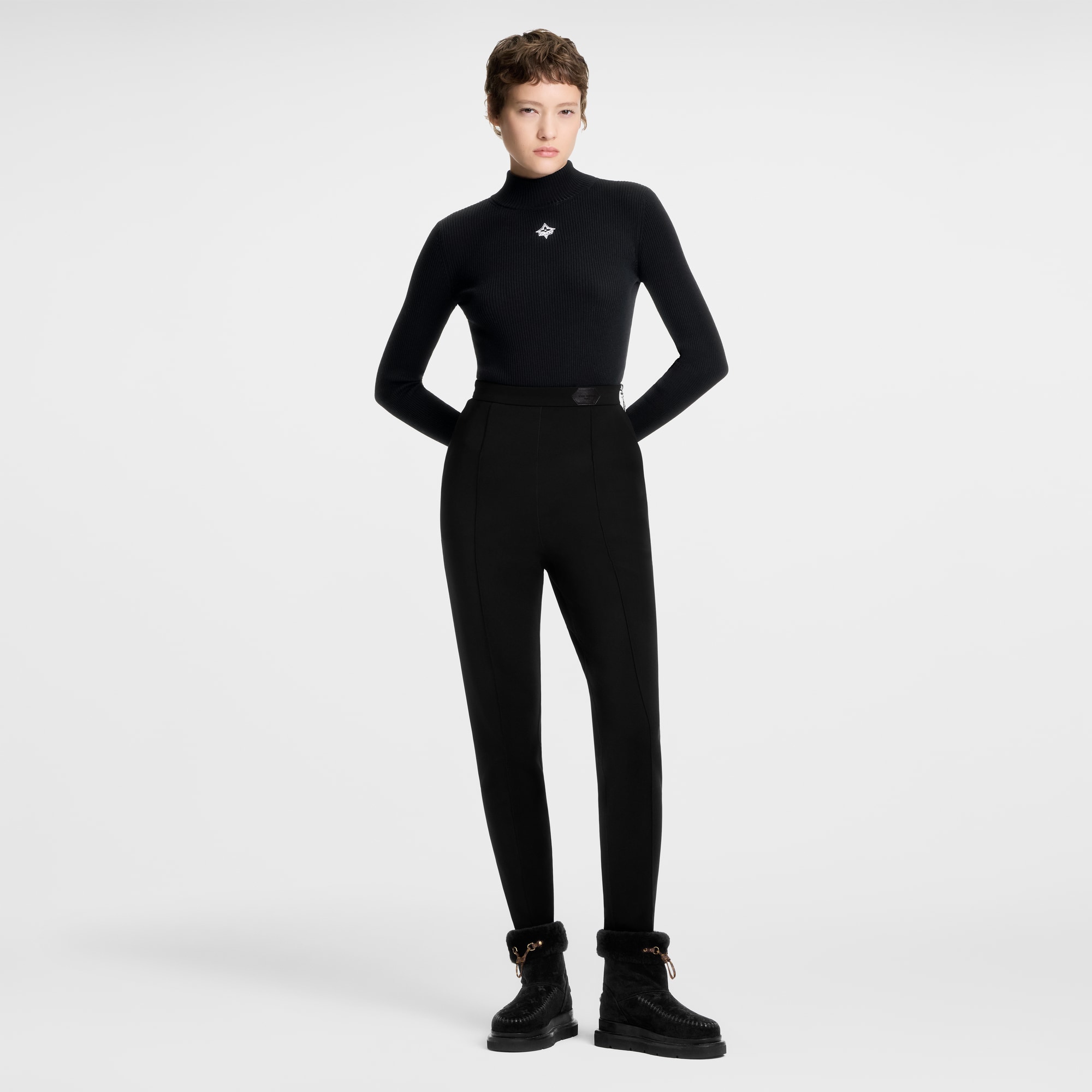  Prêt-à-Porter Pantalons Pantalon fuseau en jersey technique | Louis Vuitton ® (Zoom produit)