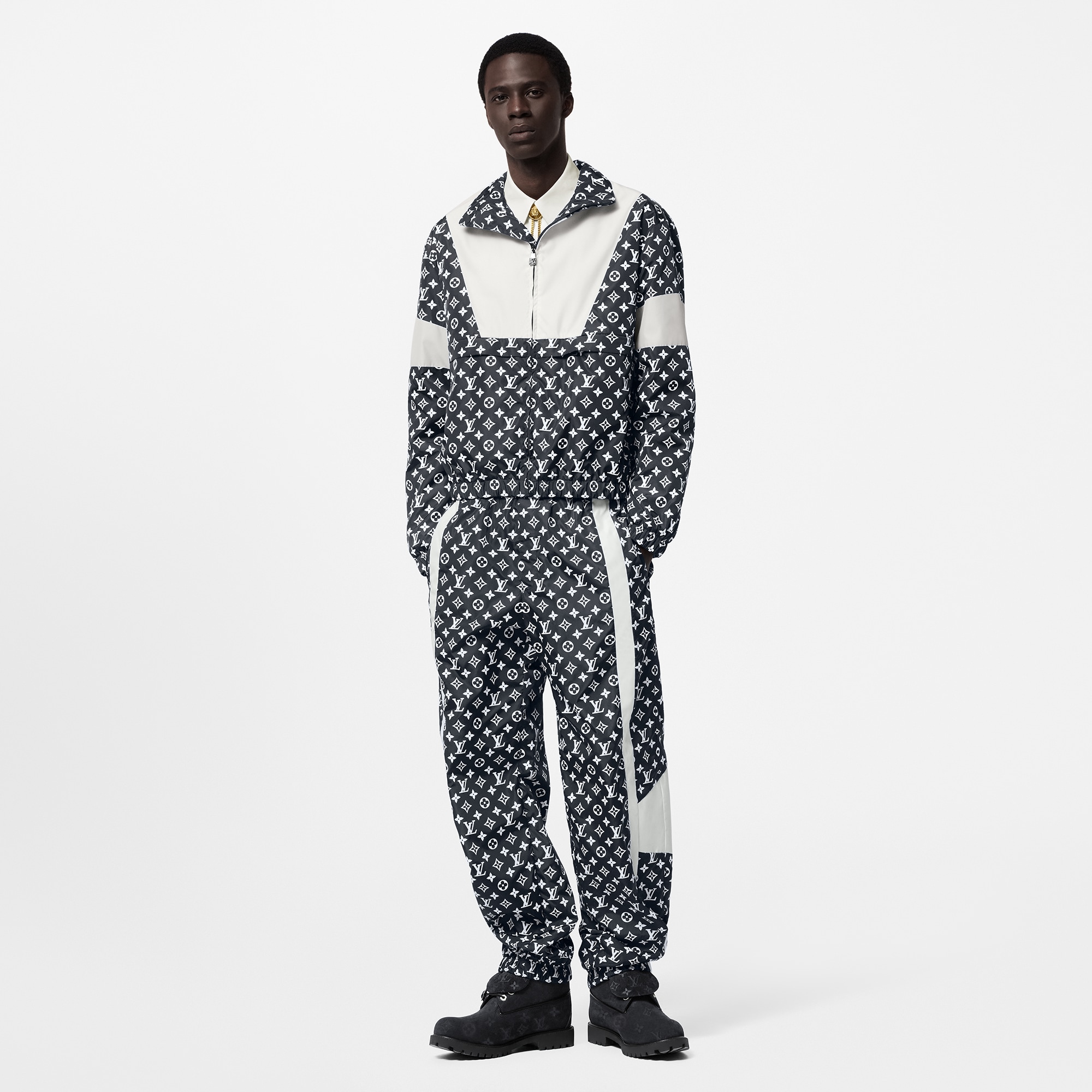 Costume Tenue Louis Vuitton Homme Pantalon De Costume évasé En Laine