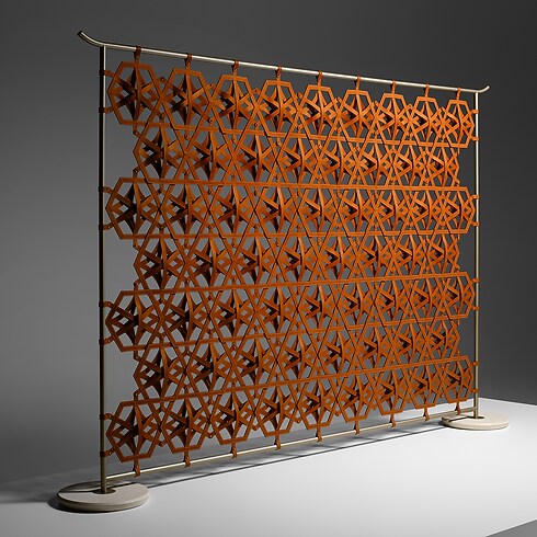 Highlights Sélection Art de Vivre Paravent Diamond par Marcel Wanders studio et Gabriele Chiave | Louis Vuitton ® (Zoom produit)