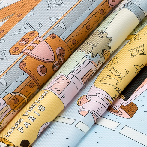 S00 Accessories Silk Squares and Bandeaus Paris En Beaute Square 90 | Louis Vuitton ® (Product zoom)