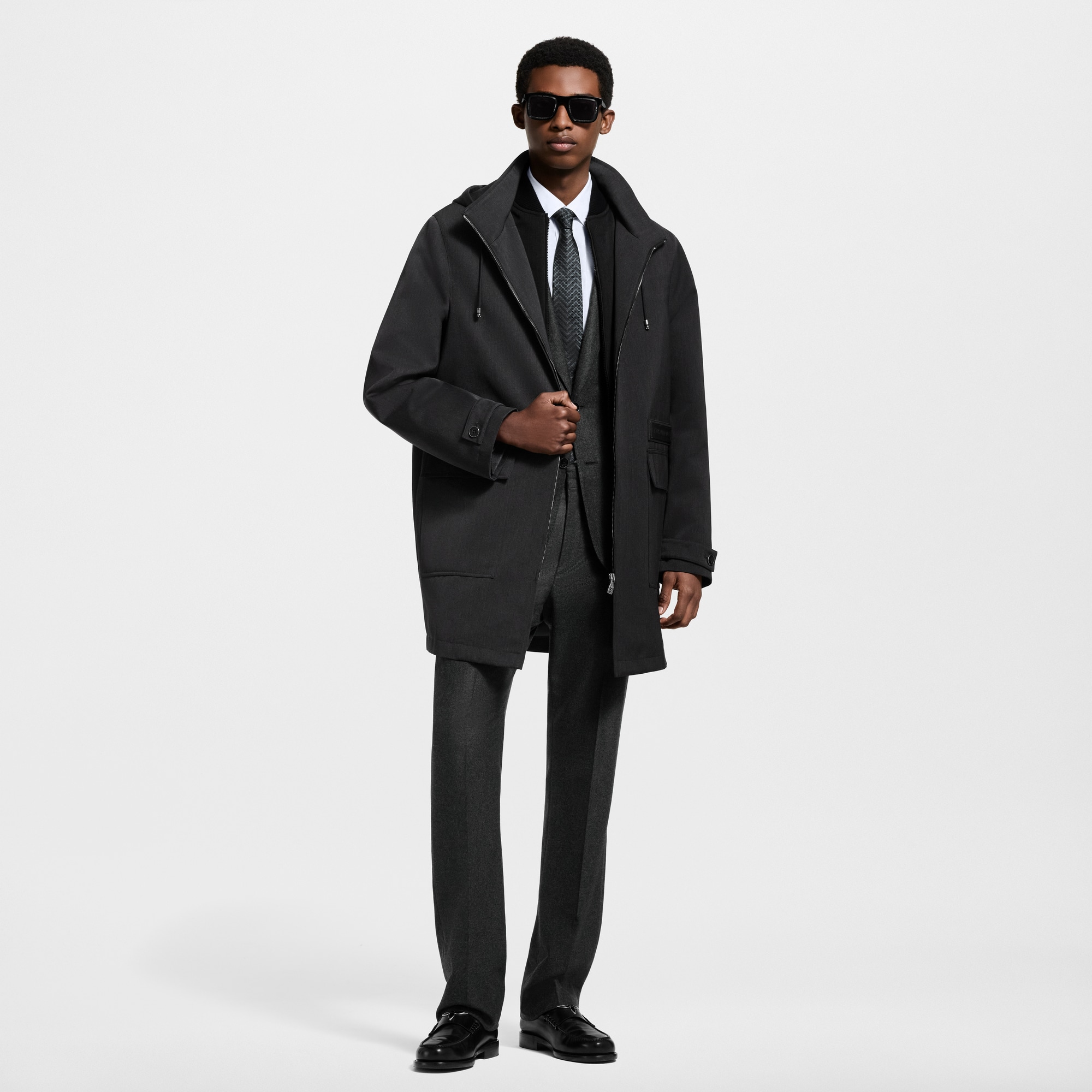  Prêt-à-Porter Manteaux et Blousons Parka 3-en-1 à capuche | Louis Vuitton ® (Zoom produit)