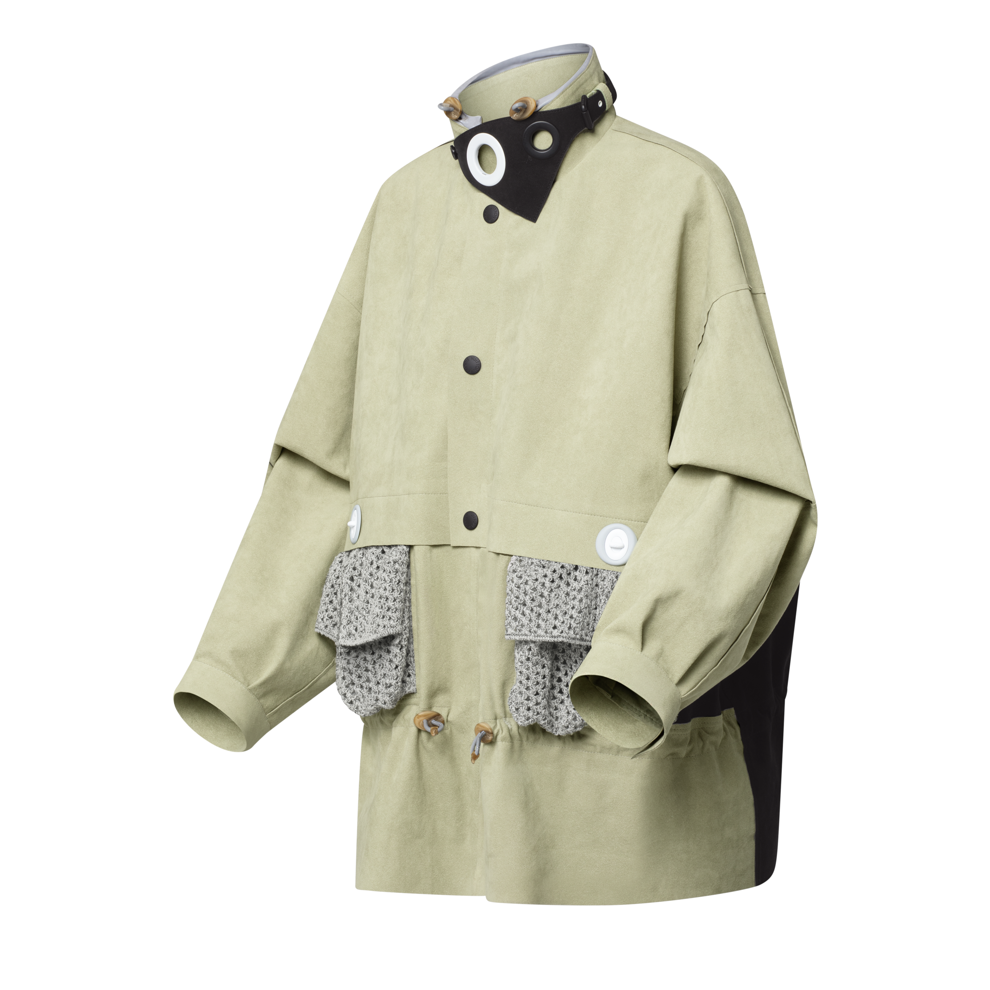  Prêt-à-Porter Manteaux et Vestes Parka à poches en crochet | Louis Vuitton ® (Zoom produit)