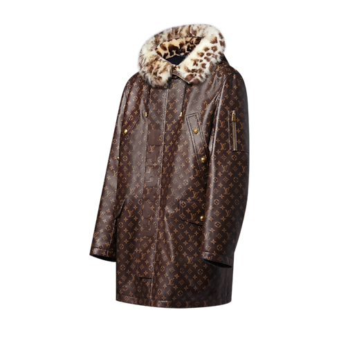 Prêt-à-Porter Manteaux et Blousons Parka Monogram en cuir | Louis Vuitton ® (Zoom produit)