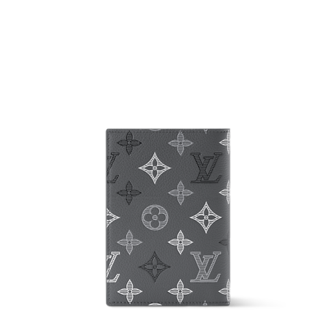 Monogram Shadow Small Leather Goods All Wallets and Small Leather Goods Passport Cover | Louis Vuitton ® (Product zoom)