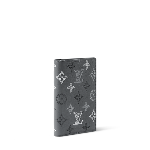 Monogram Shadow Small Leather Goods All Wallets and Small Leather Goods Passport Cover | Louis Vuitton ® (Product zoom)
