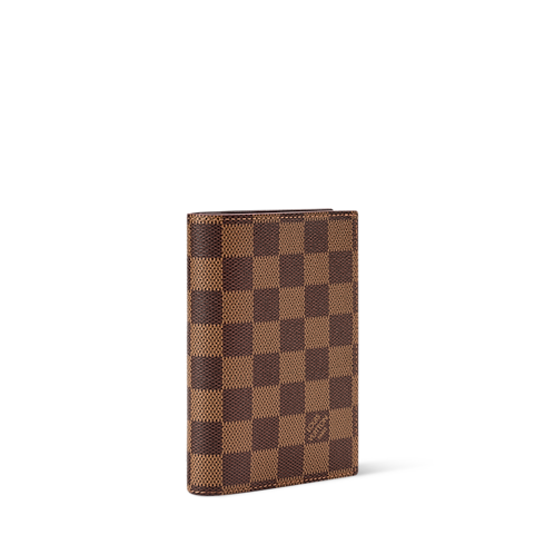Damier Ebene Small Leather Goods Card Holders and Key Holders Passport Cover | Louis Vuitton ® (Product zoom)