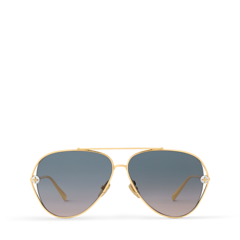 S00 Accessories Eyewear Pearl Twirl Pilot Sunglasses | Louis Vuitton ® (Product zoom)