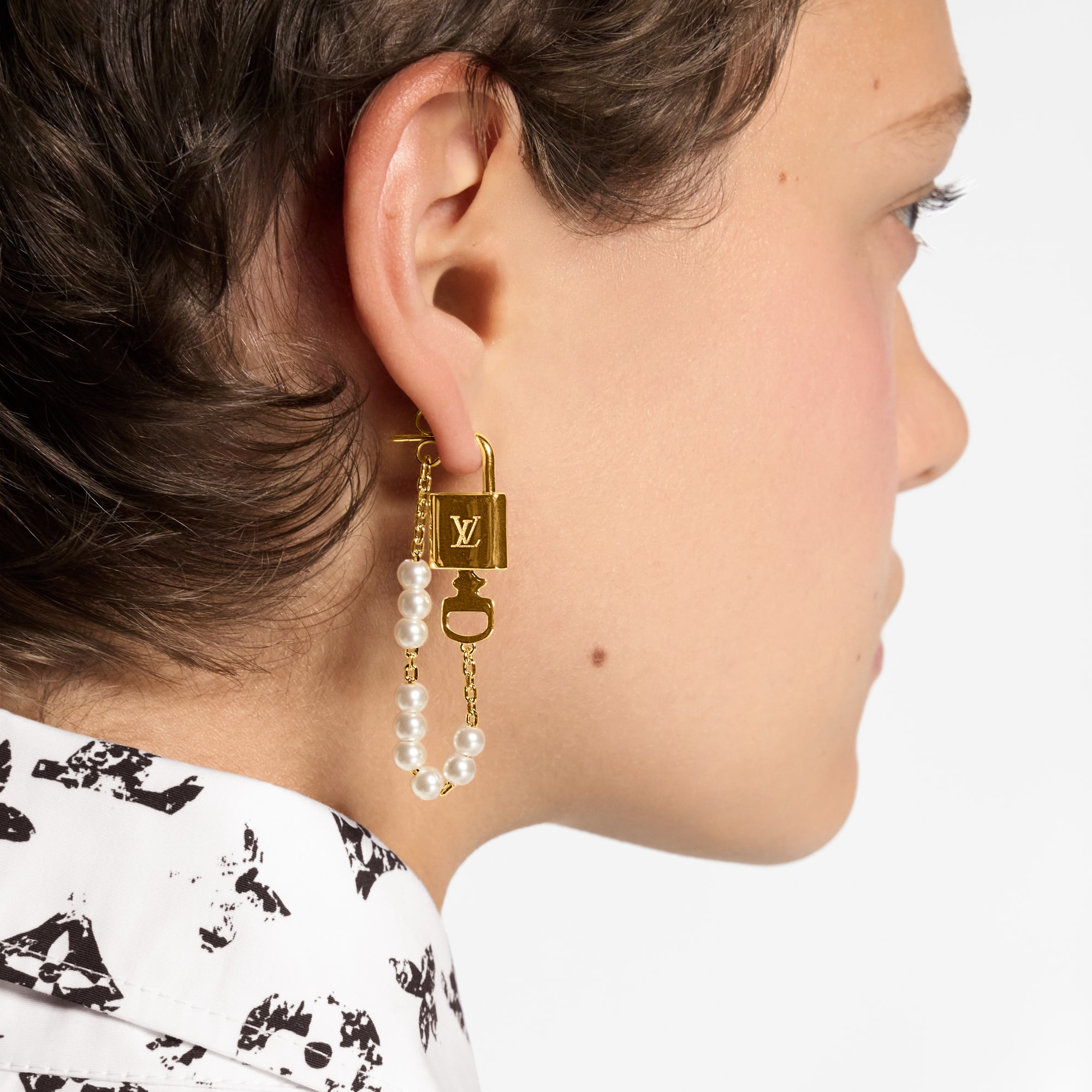 S00 Fashion Jewelry Earrings Pearlock Earrings | Louis Vuitton ® (Product zoom)