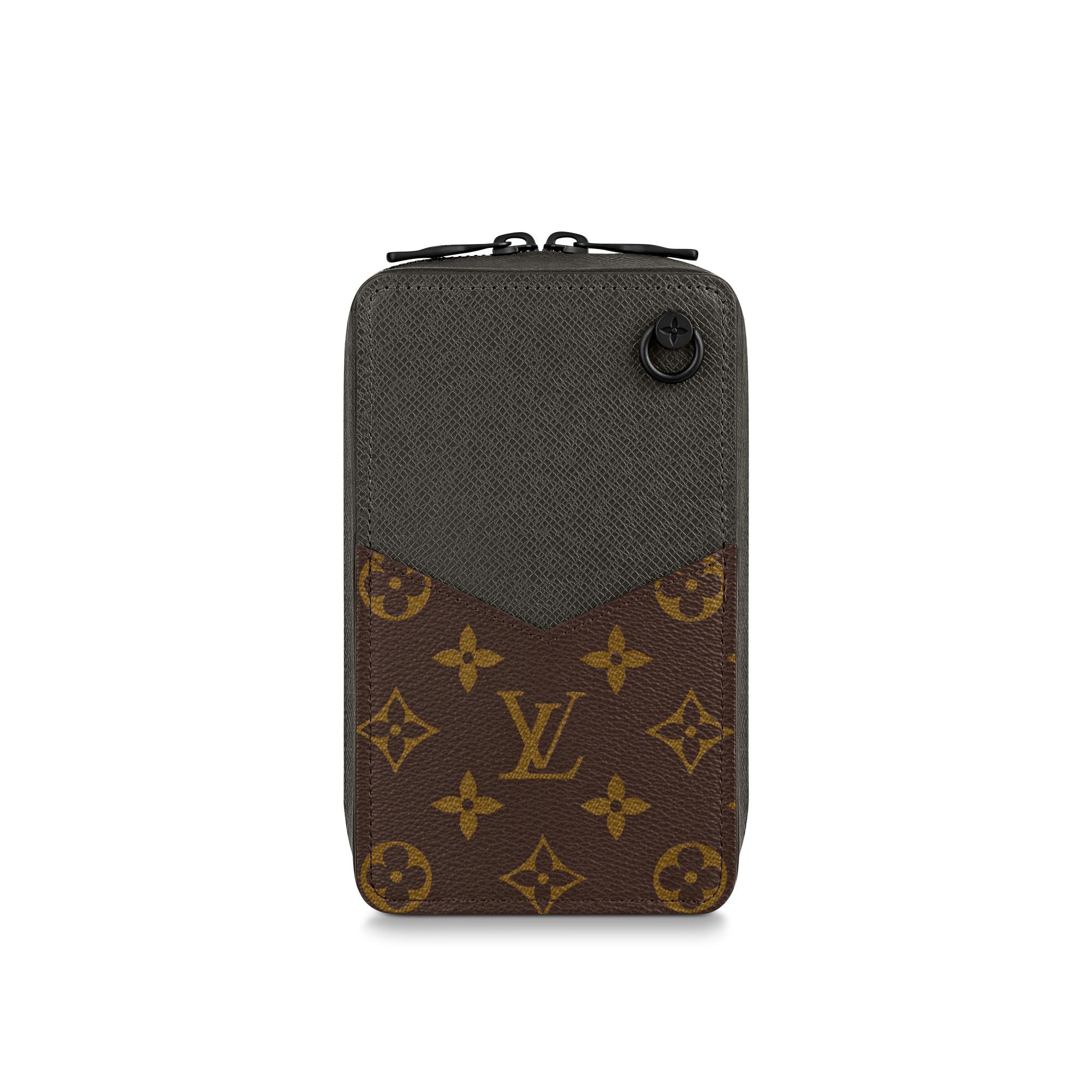 Phone Box Taiga Leather Men Small Leather Goods LOUIS VUITTON ®