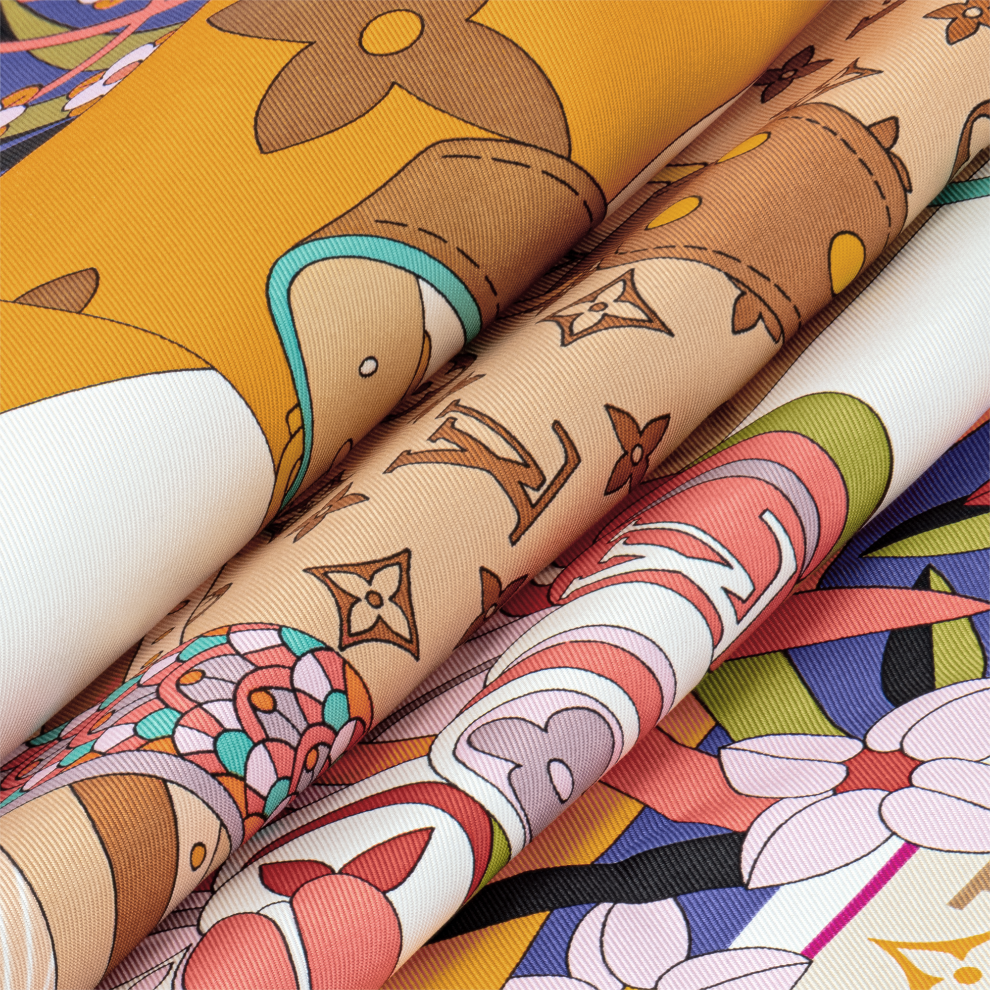 S00 Accessories Silk Squares and Bandeaus  Picnic Square 90 | Louis Vuitton ® (Product zoom)