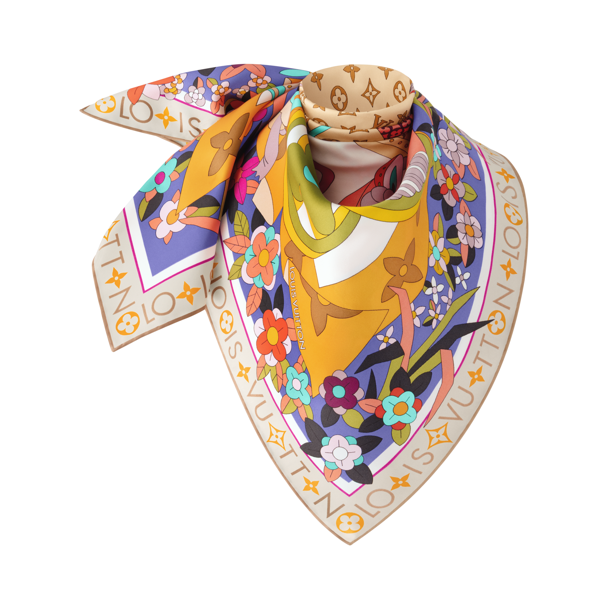 S00 Accessories Silk Squares and Bandeaus  Picnic Square 90 | Louis Vuitton ® (Product zoom)