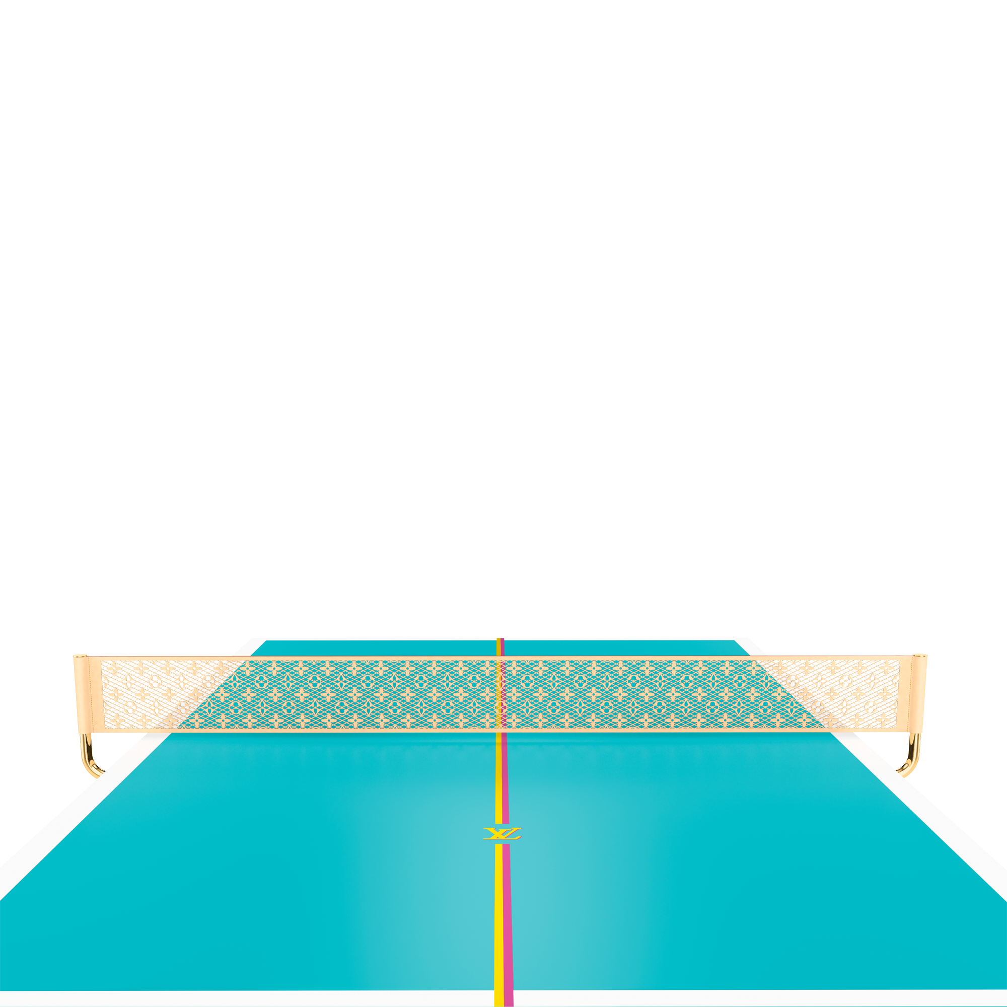 Leather & Other Material Sport and Games } Ping-Pong Table Canvas professional size | Louis Vuitton ® (Product zoom)