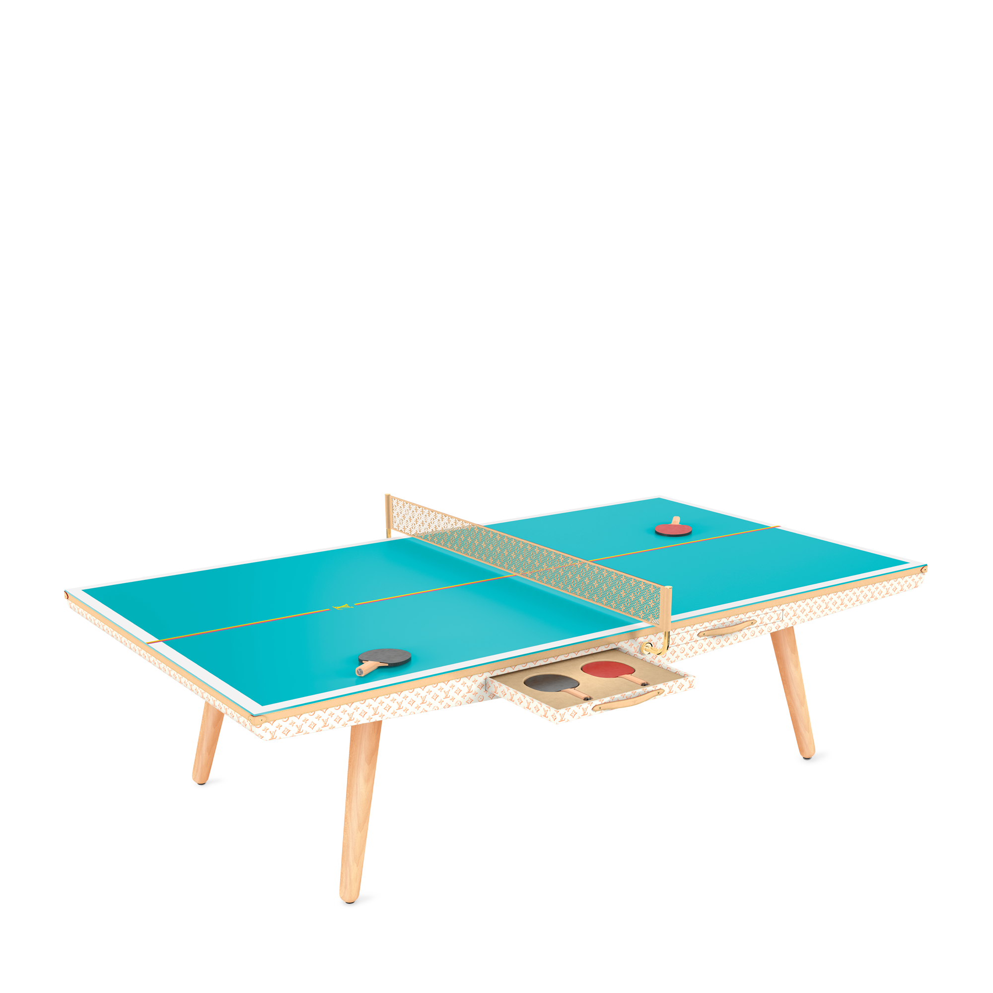 Leather & Other Material Sport and Games } Ping-Pong Table Canvas professional size | Louis Vuitton ® (Product zoom)