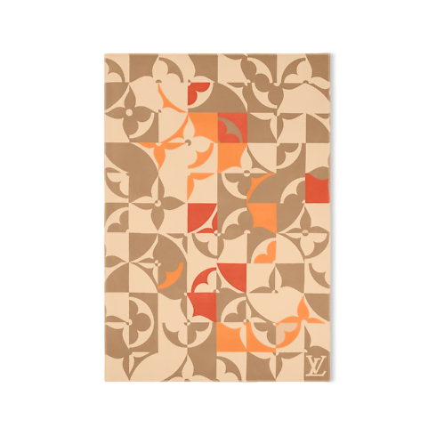 Plaid Flower Puzzle 140 x 200 vue de face