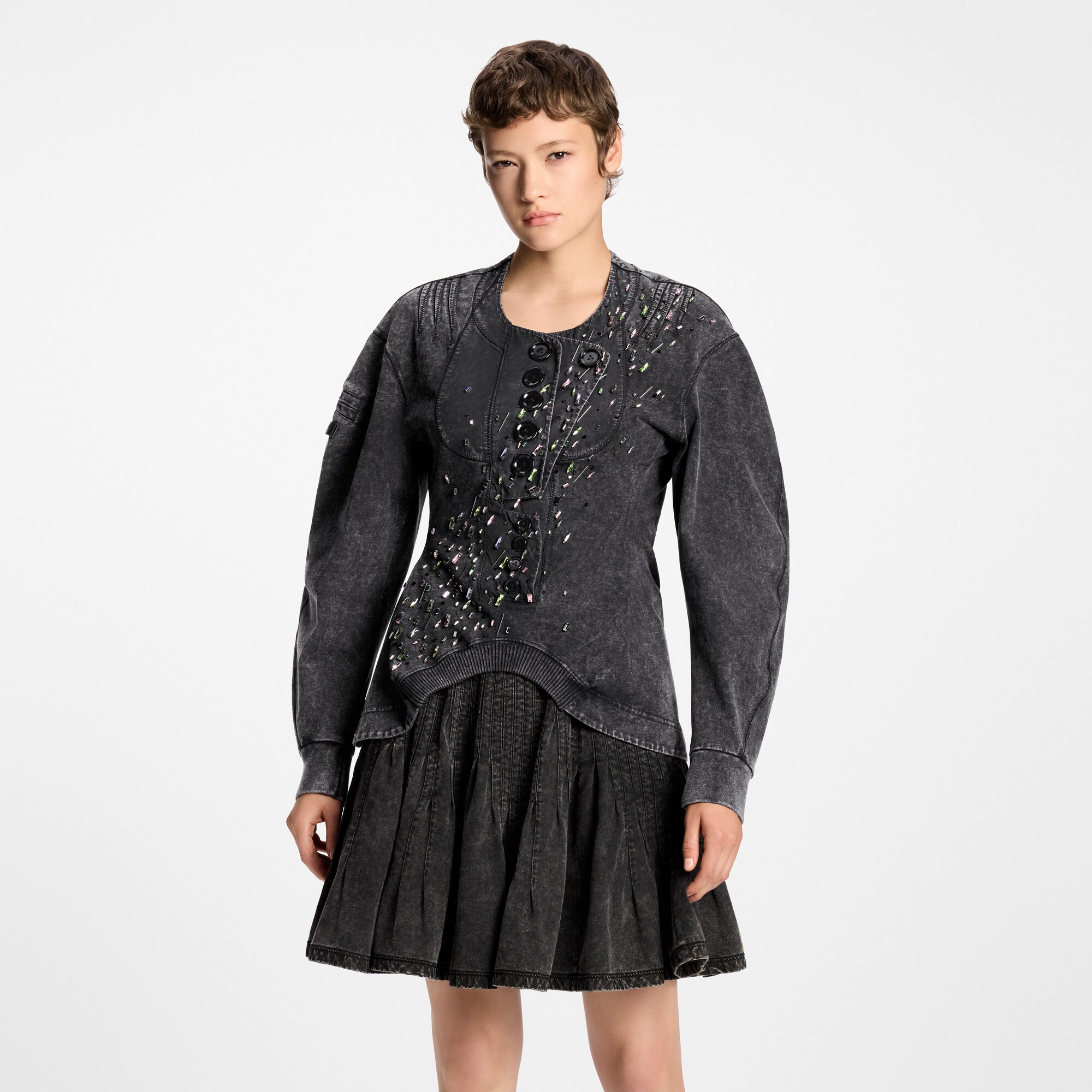  Ready-to-Wear Skirts and Shorts Pleated Jersey Skirt
 | Louis Vuitton ® (Product zoom)