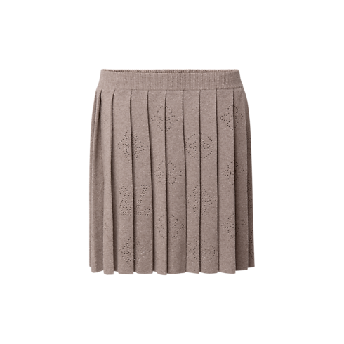 Ready-to-Wear Knitwear Pleated Mahina Knit Skirt | Louis Vuitton ® (Product zoom)