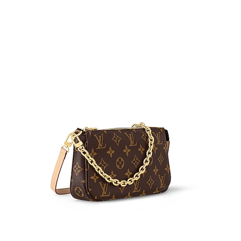 Monogram Petite Maroquinerie Portefeuilles sur Chaîne et Micro Sac Pochette Accessoires | Louis Vuitton ® (Zoom produit)