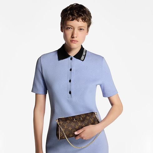 Monogram Small Leather Goods Wallets on Chain and Nano Bags Pochette Eva | Louis Vuitton ® (Product zoom)