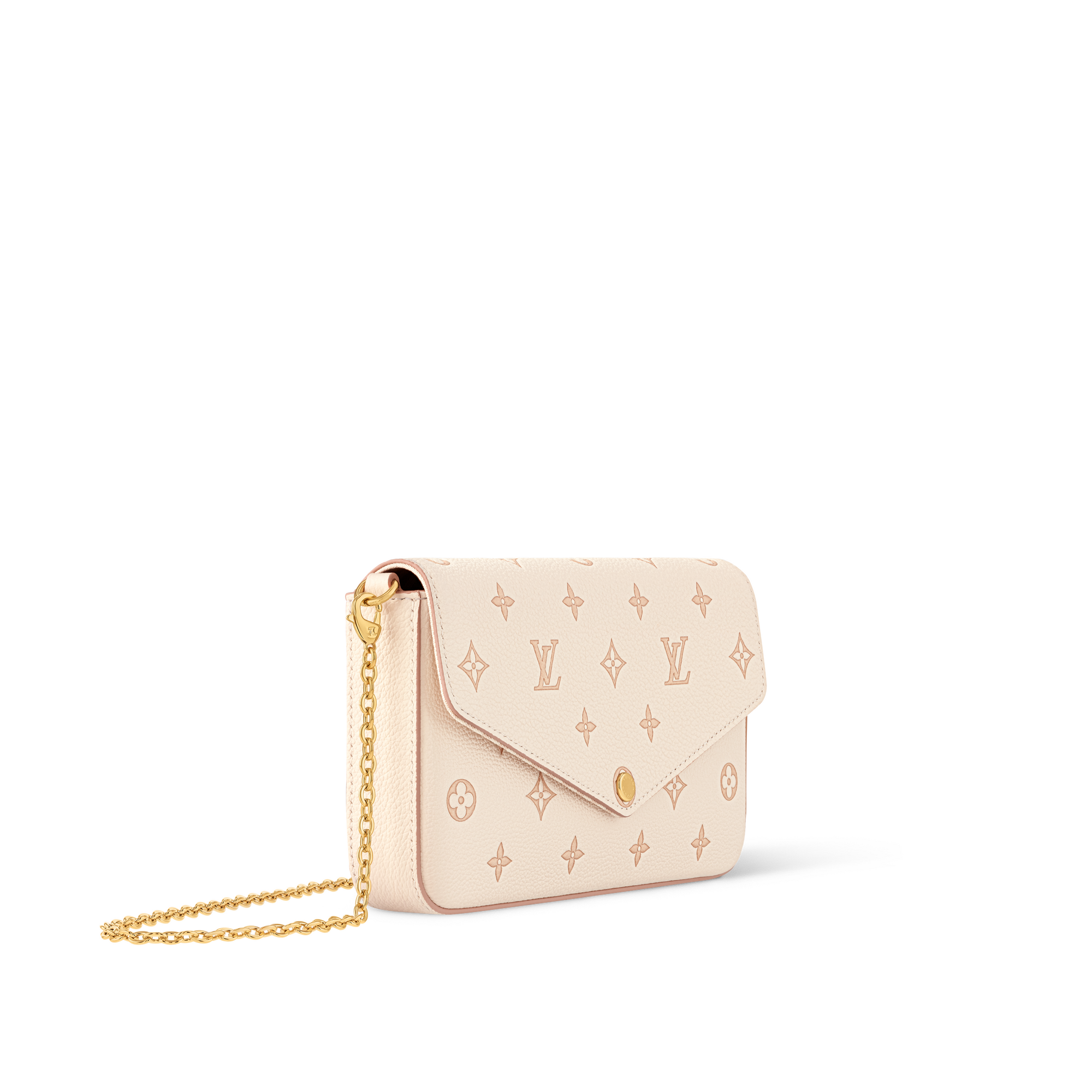 Monogram Empreinte Leather Small Leather Goods Wallets on Chain and Nano Bags Pochette Félicie | Louis Vuitton ® (Product zoom)