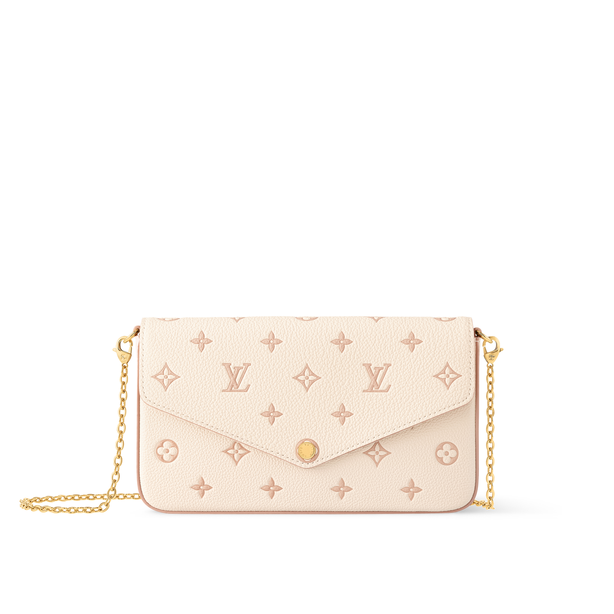 Monogram Empreinte Leather Small Leather Goods Wallets on Chain and Nano Bags Pochette Félicie | Louis Vuitton ® (Product zoom)