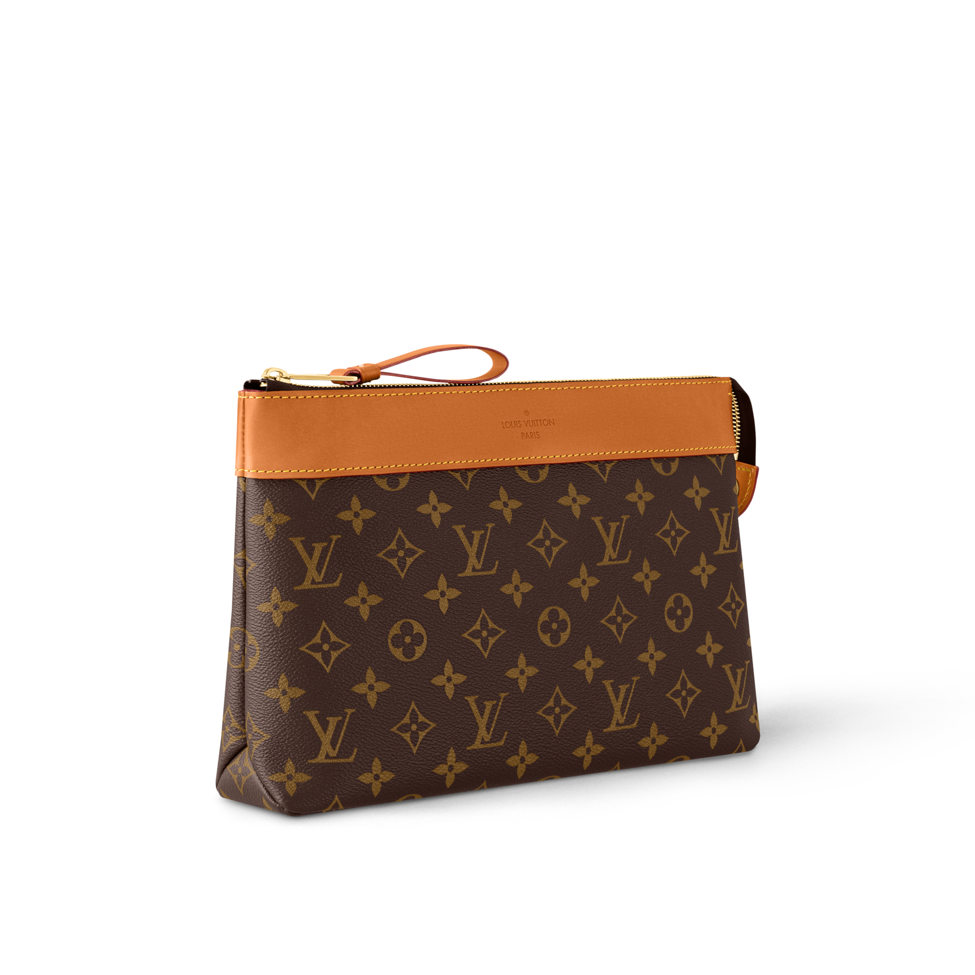 Monogram Archive Small Leather Goods Pouches Pochette Voyage Souple | Louis Vuitton ® (Product zoom)