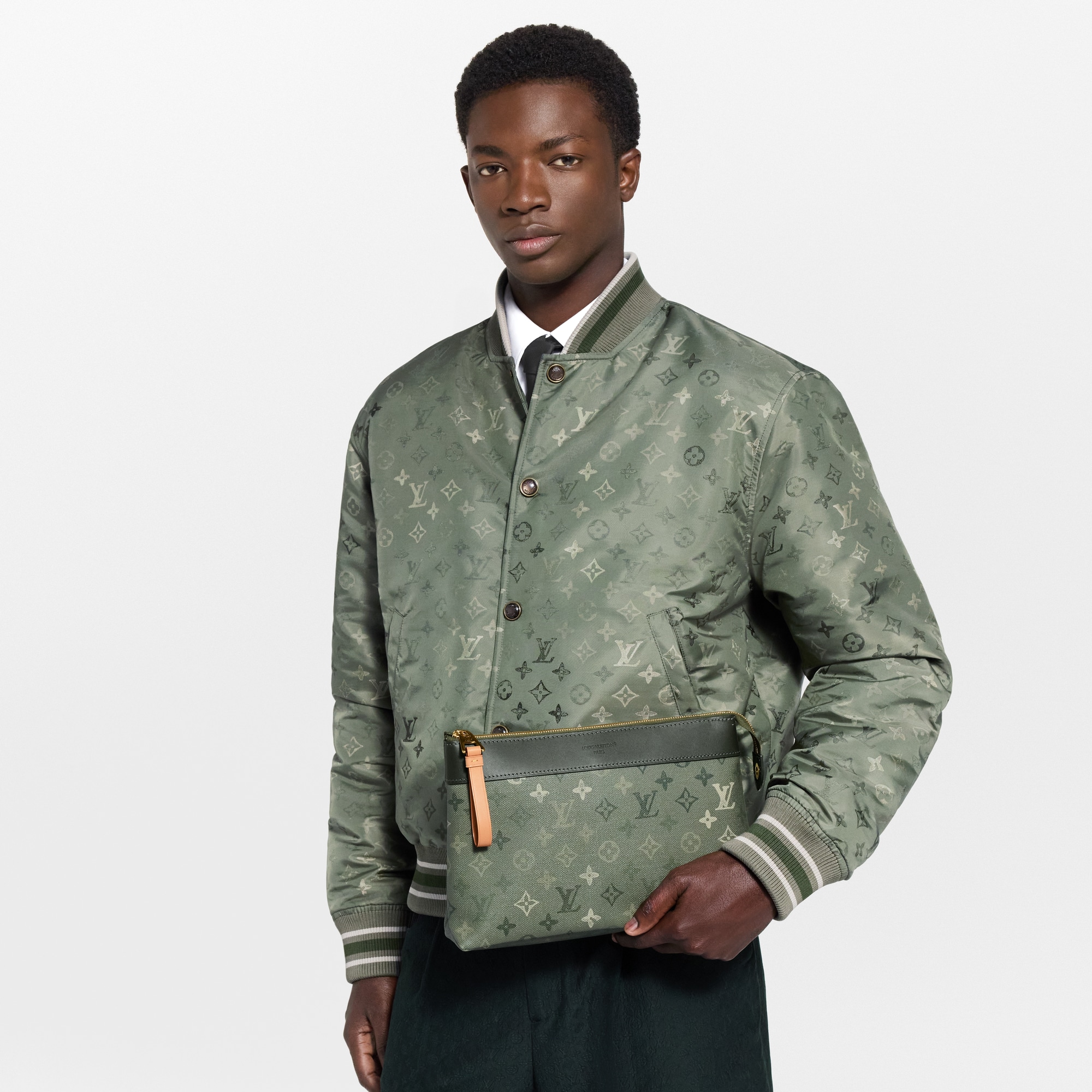 Monogram Heritage Petite Maroquinerie Pochettes Pochette Voyage Souple | Louis Vuitton ® (Zoom produit)