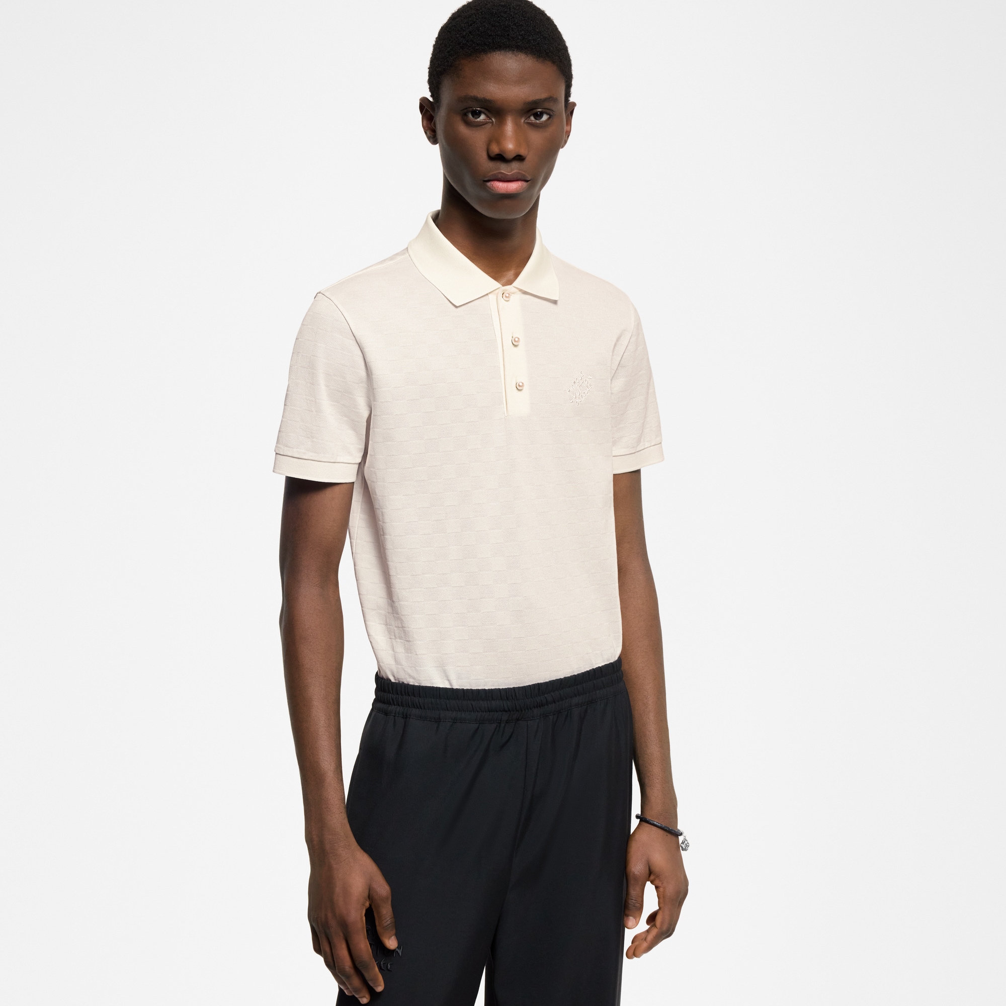  Prêt-à-Porter Tee-shirts et Polos Polo à motif Damier | Louis Vuitton ® (Zoom produit)
