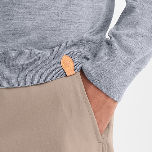 Prêt-à-Porter Tout le Prêt-à-Porter Polo manches longues en laine, soie et cachemire | Louis Vuitton ® (Zoom produit)