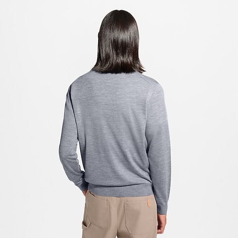 Prêt-à-Porter Tout le Prêt-à-Porter Polo manches longues en laine, soie et cachemire | Louis Vuitton ® (Zoom produit)