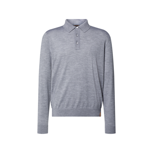Prêt-à-Porter Tout le Prêt-à-Porter Polo manches longues en laine, soie et cachemire | Louis Vuitton ® (Zoom produit)