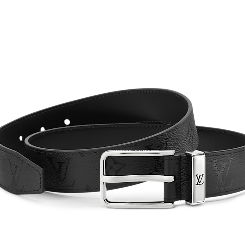 Monogram Midnight Accessories Belts Pont Neuf Monogram Midnight 35mm Belt | Louis Vuitton ® (Product zoom)