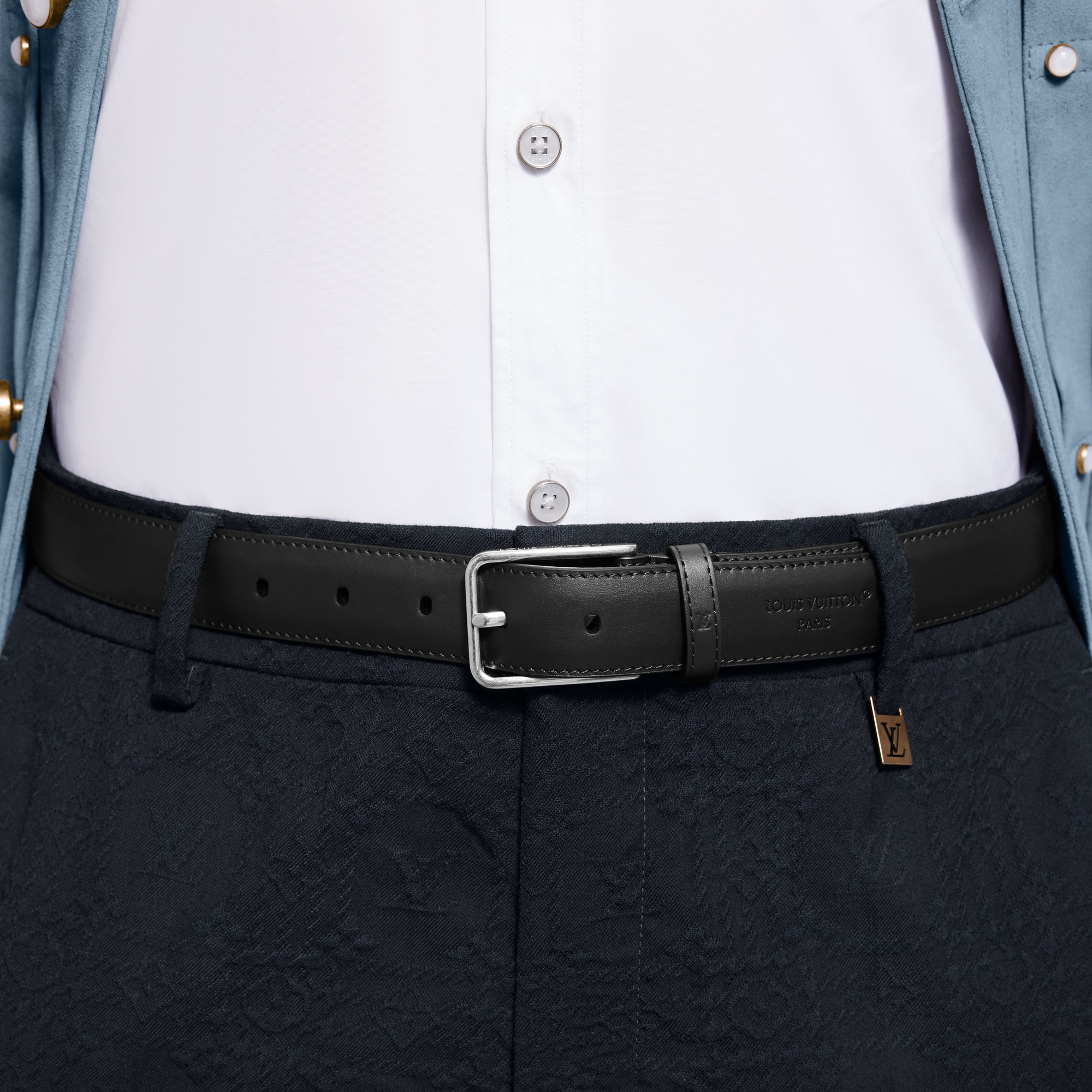  Accessories Belts Pont Neuf Slim 30mm Belt | Louis Vuitton ® (Product zoom)