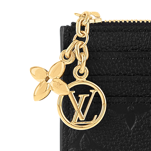 Cuir Monogram Empreinte Petite Maroquinerie Porte-Cartes et Porte-Cles Porte-cartes Flora | Louis Vuitton ® (Zoom produit)