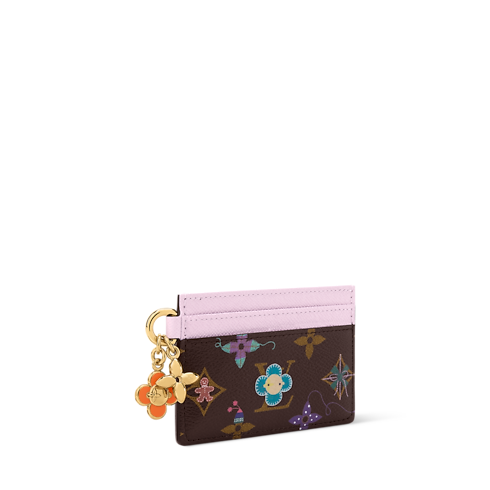 Porte-cartes LV Charms vue latérale