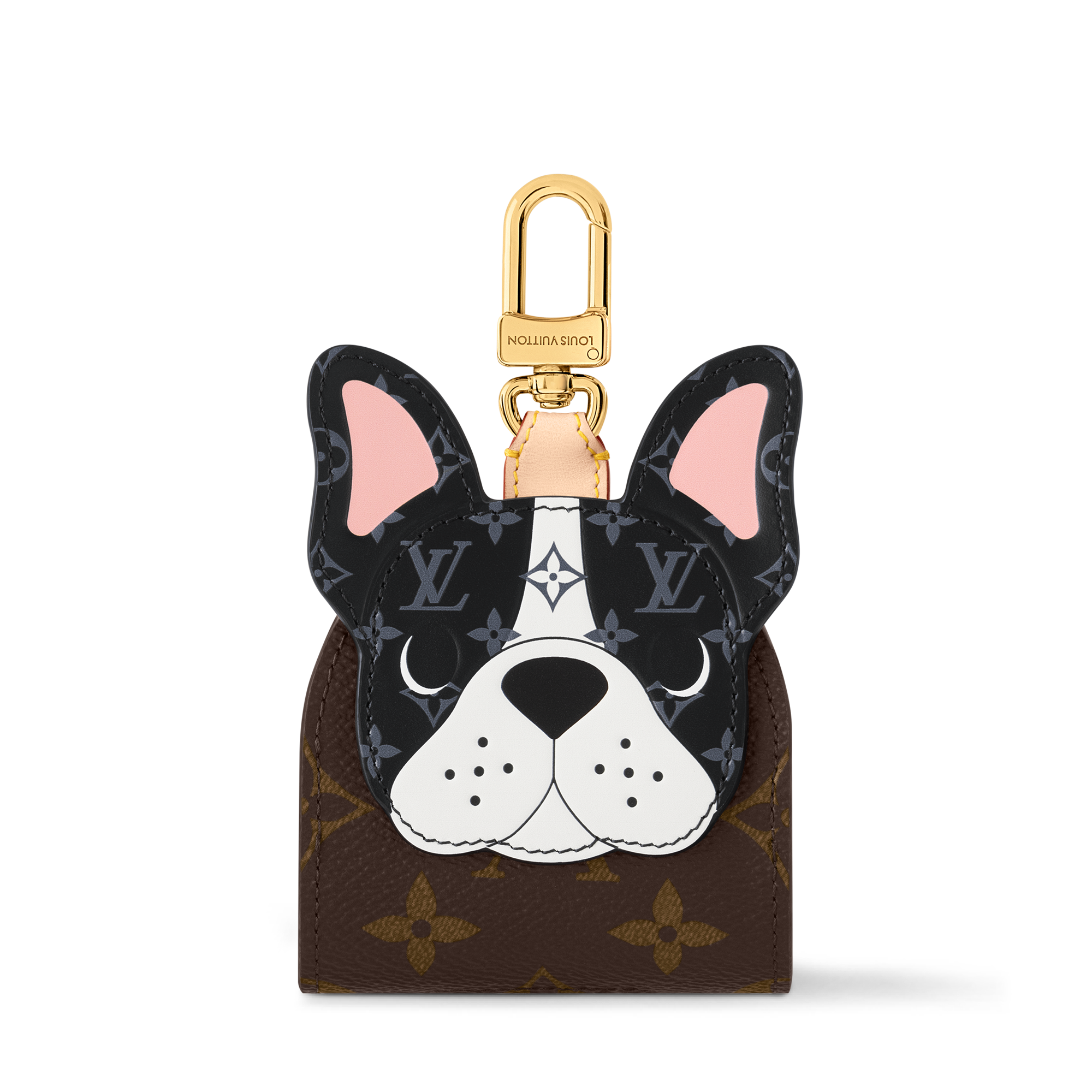  Accessoires pour Animaux } Porte-sacs à déjections canines bouledogue | Louis Vuitton ® (Zoom produit)