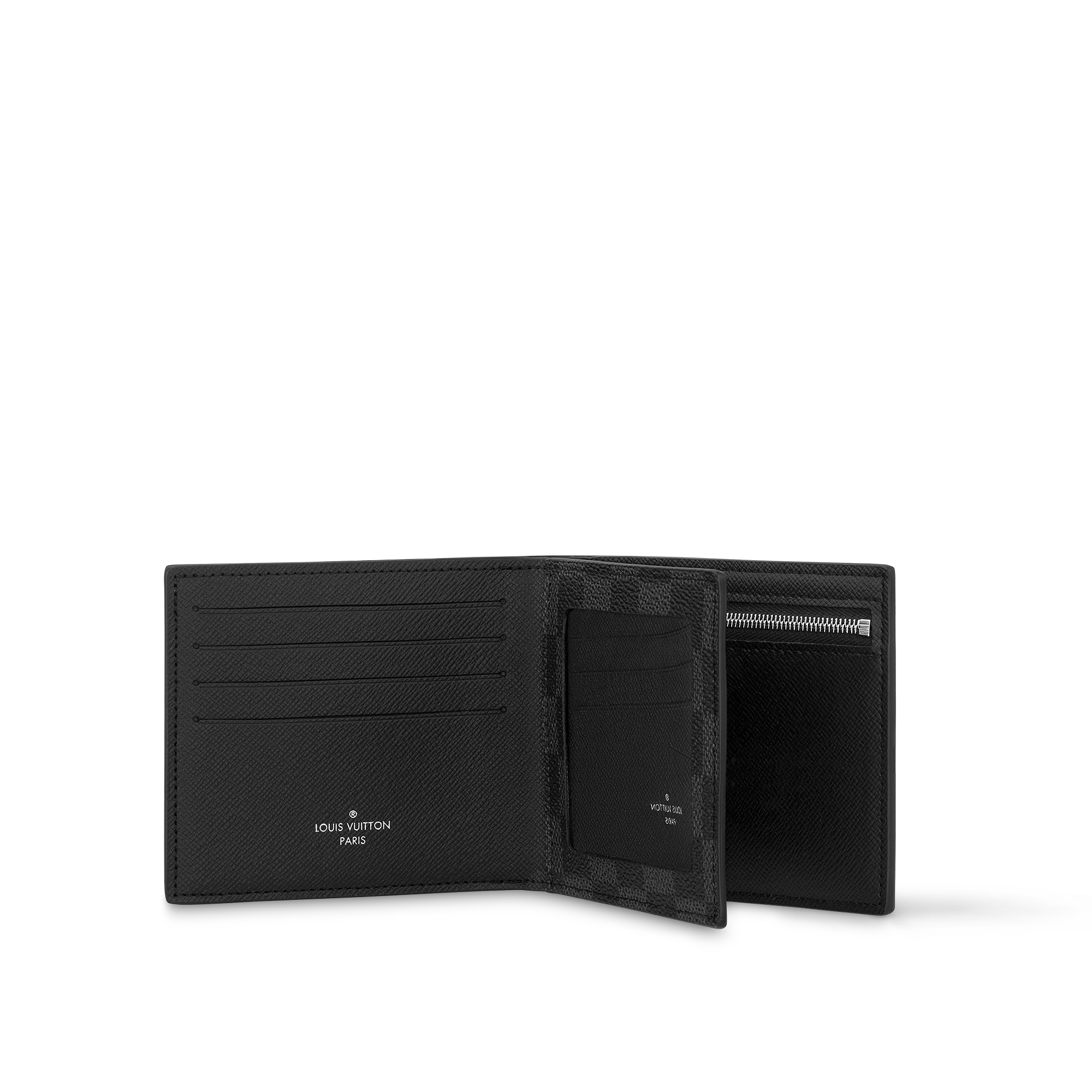 Toile Damier Graphite Personnalisation Petite Maroquinerie Portefeuille Amerigo | Louis Vuitton ® (Zoom produit)