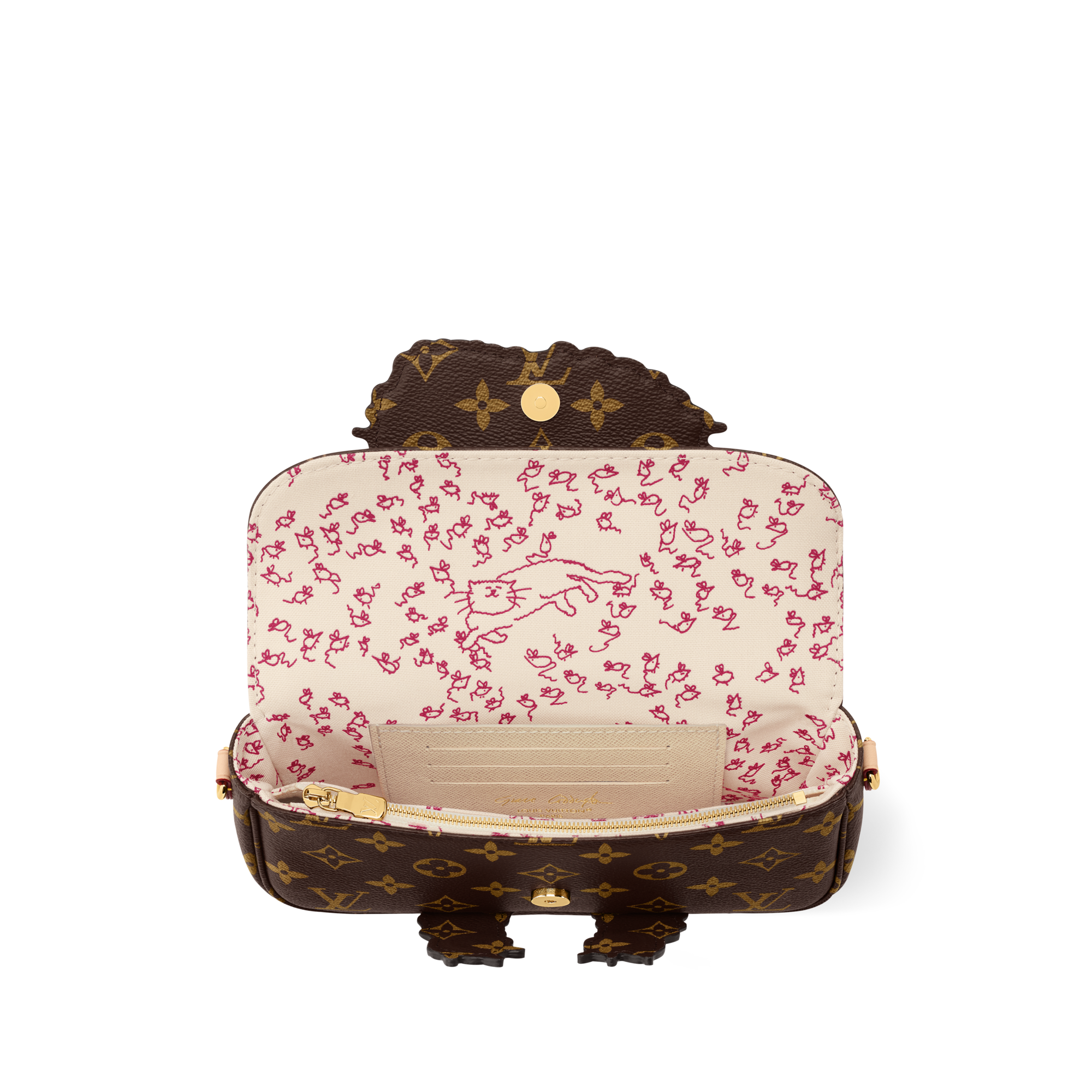 Monogram Petite Maroquinerie Portefeuilles sur Chaîne et Micro Sac Portefeuille chaîne Ivy | Louis Vuitton ® (Zoom produit)