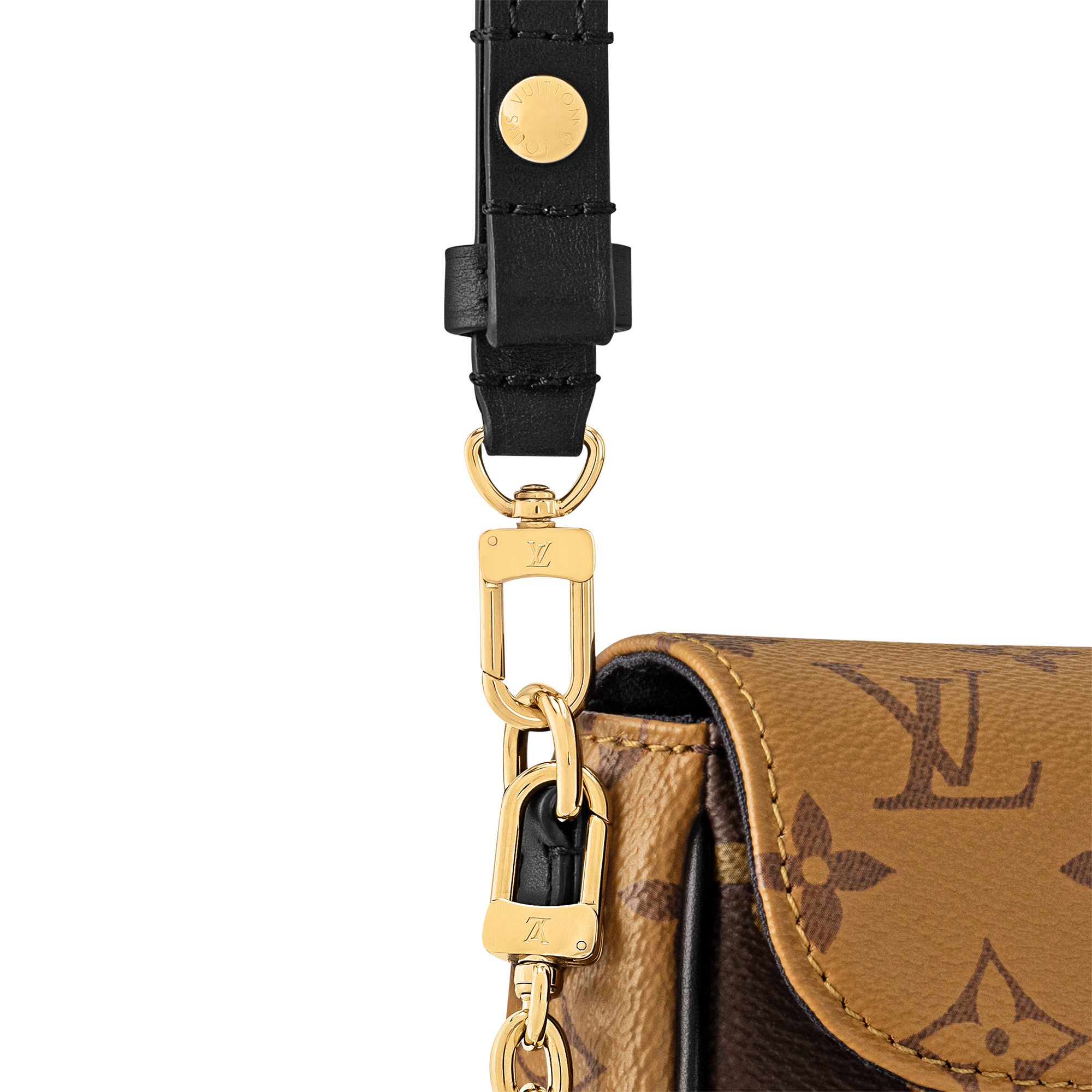 Monogram Reverse Petite Maroquinerie Portefeuilles sur Chaîne et Micro Sac Portefeuille chaîne Ivy | Louis Vuitton ® (Zoom produit)