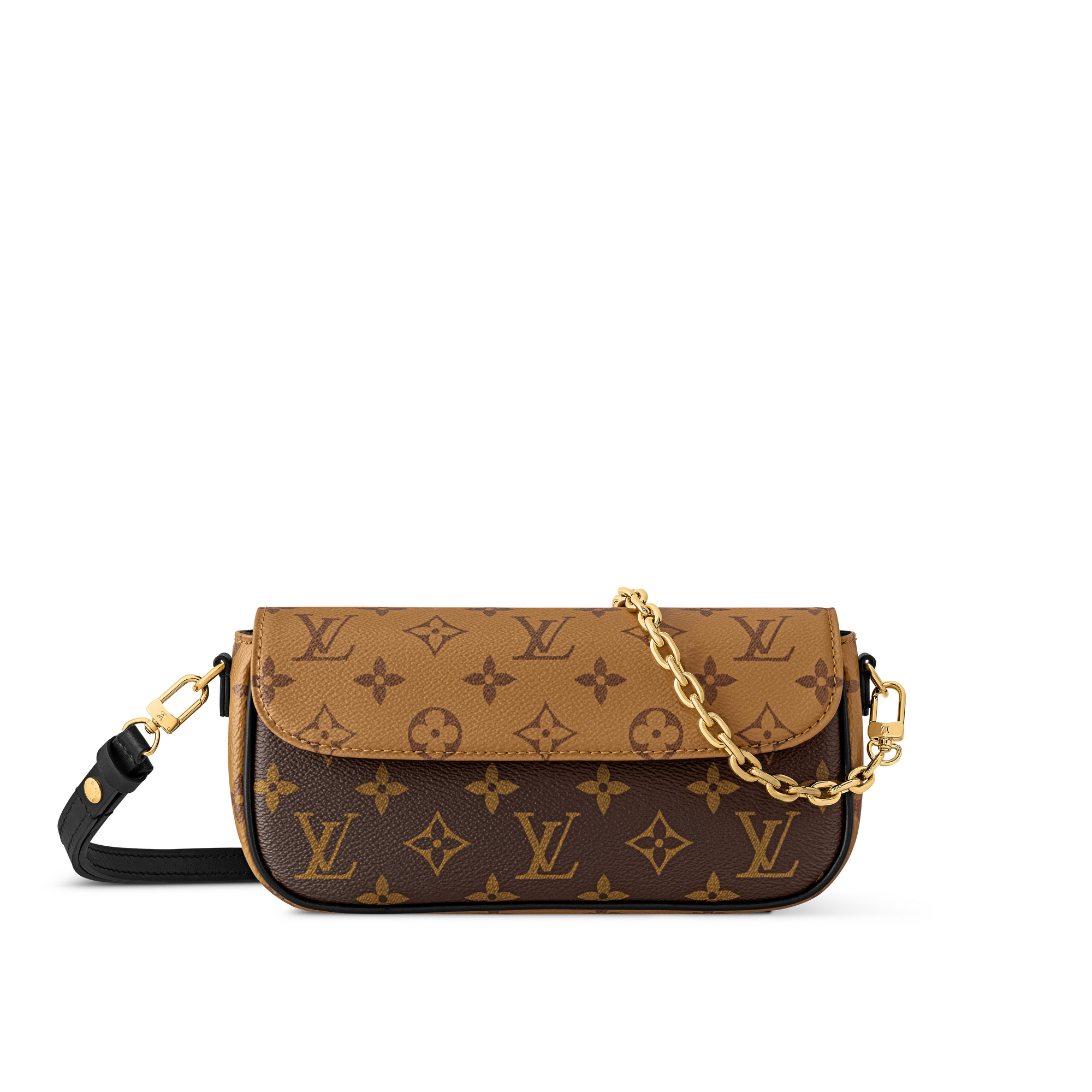 Monogram Reverse Petite Maroquinerie Portefeuilles sur Chaîne et Micro Sac Portefeuille chaîne Ivy | Louis Vuitton ® (Zoom produit)