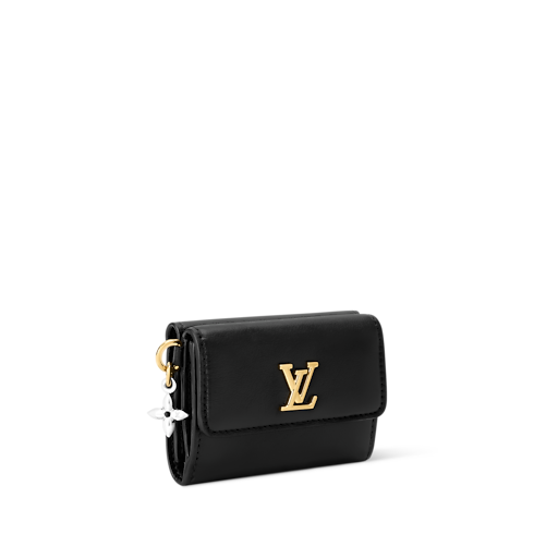 Portefeuille Mini Trifold LV Bloom vue latérale