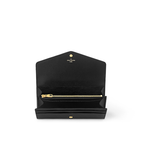 Cuir Monogram Empreinte Petite Maroquinerie Portefeuilles Longs Portefeuille Sarah | Louis Vuitton ® (Zoom produit)