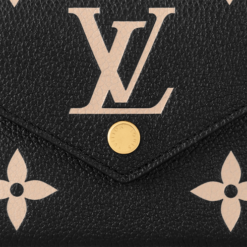 Cuir Monogram Empreinte Bicolore Petite Maroquinerie Tous les Petite Maroquinerie Portefeuille Victorine | Louis Vuitton ® (Zoom produit)